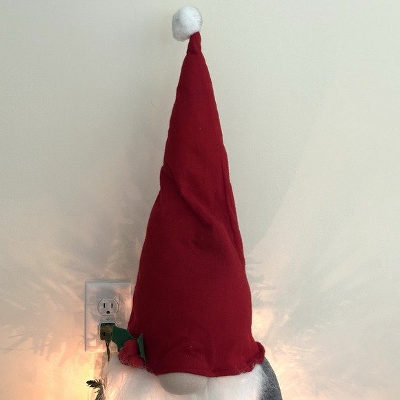 Standing Santa Gnome Christmas Tree Figurine 48" White Lights - Picture 11 of 11
